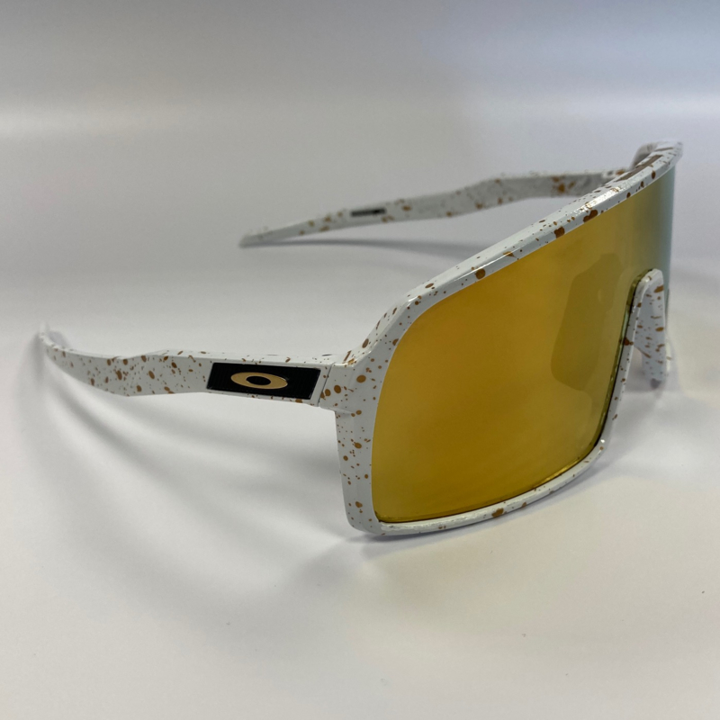 white and gold oakleys