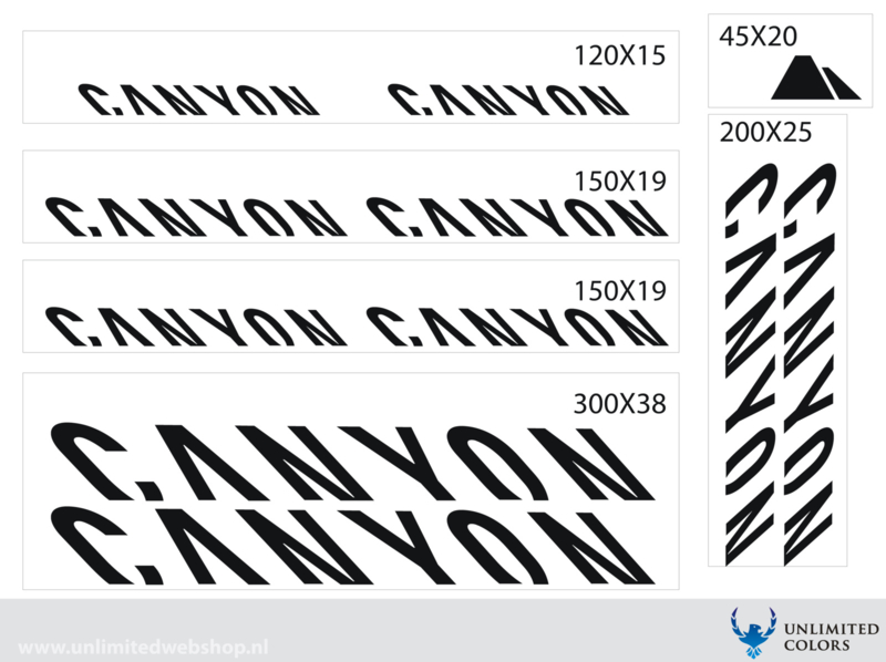 Canyon stickers