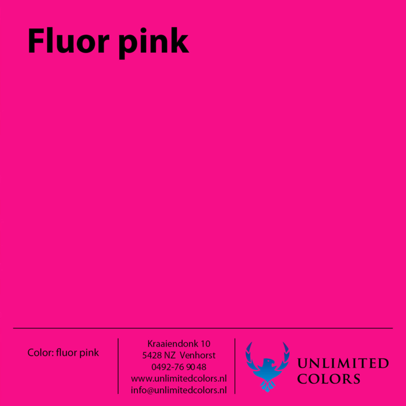 Fluor roze | glans | Unlimited Colors