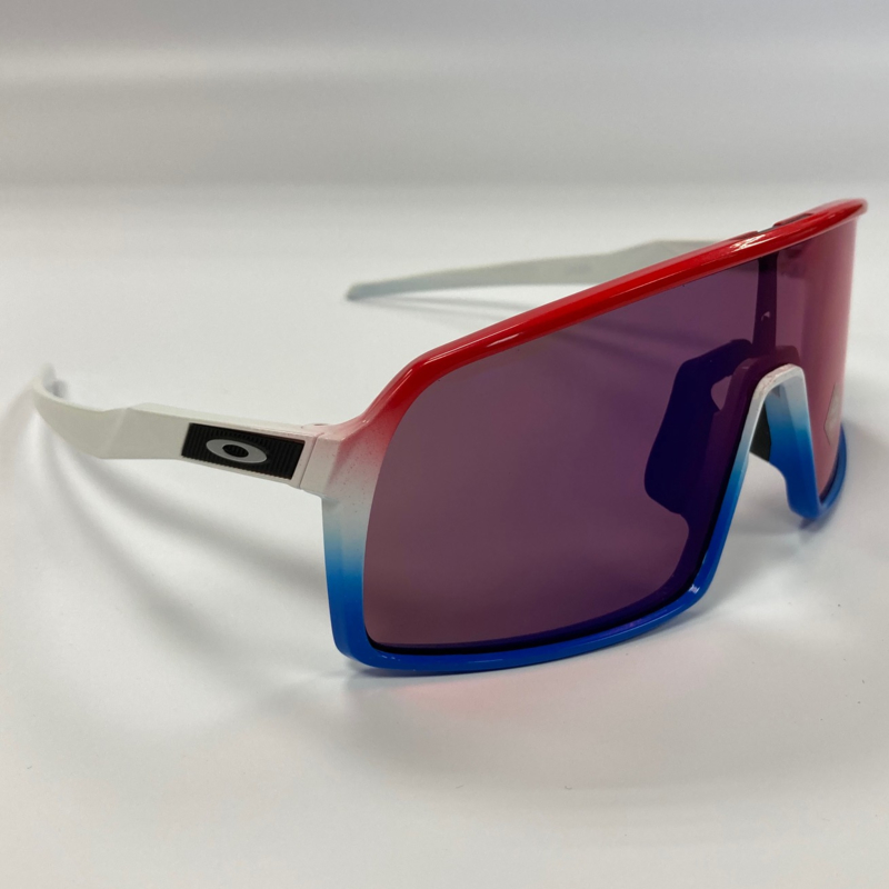 red white and blue oakley sunglasses