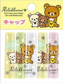 Rilakkuma Pencil cap set van 5