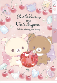 Rilakkuma Jewel Cherry A6 file folder meerdere vakken