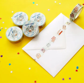 Washi tape happy mail