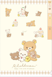 Rilakkuma A6 file folder meerdere vakken