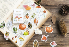 Herfst stickerdoosje