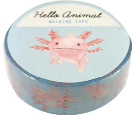 Kamio Japan axolotl washi tape