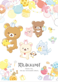 Rilakkuma NikoNiko Happy for you Insteekmap A4