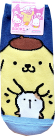 Sanrio Pom Pom Purin sokken blauw