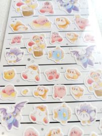 Kirby stickervel verschillende karakters