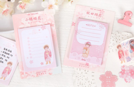 Sticky Notes Sakura Meisje