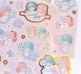 Sanrio Little Twin Star Kiki en Lala stickervel