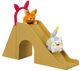 Pokémon Re-ment playground Togedemaru & Pawmi