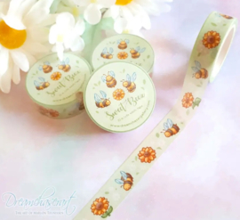 Washi tape happy bee lente