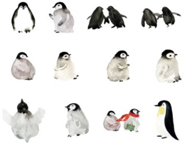 Penguin stickerdoosje