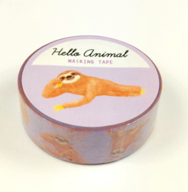 Kamio Japan sloth washi tape