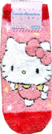 Fluffy Sanrio Hello Kitty sokken