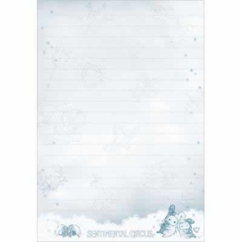 Sentimental Circus Clouds Spiral notebook