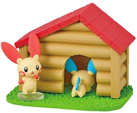 Pokémon Re-ment playground Plusle & Minun