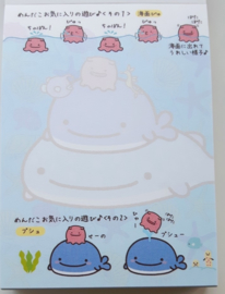 Jinbe-San jellyfish stapel memoblok klein