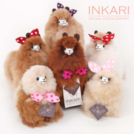 Inkari alpaca set van 6 haarbandjes Cherry Blossom