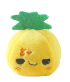 Kawaii Evil ananas fruit plush knuffel