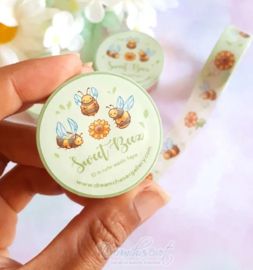 Washi tape happy bee lente