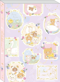 Rilakkuma zwaan memoblok groot paars