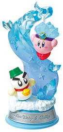 Re-ment Kirby Swing Dreamland collectie Ice Kirby & Chilly