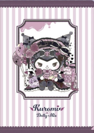 Kuromi purple stripes insteekmap A4