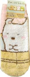 San-x Fluffy Sumikkogurashi sokken Shirokuma spa