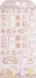 Bubbel Stickervel Sumikkogurashi glitter Cafe