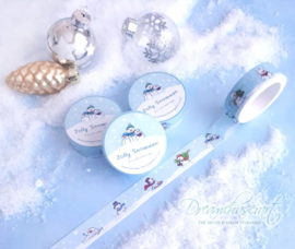 Washi tape sneeuwpop winter