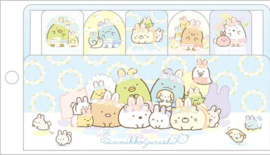 Sumikko Gurashi Fushigina Usagi no Oniwa Sticky Notes Blauw Multi