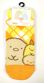 Sumikko Gurashi oranje (enkel) sokken