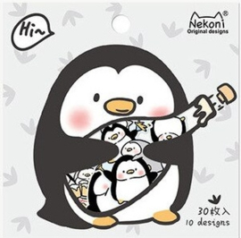 Stickerzakje Nekoni Penguin