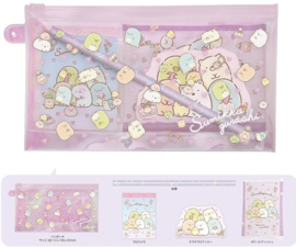 Sumikko Gurashi schoolspullen set paars