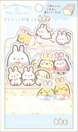 Sumikko Gurashi Fushigina Usagi no Oniwa Sticky Notes Blauw