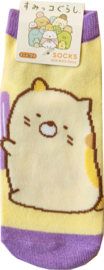 San-x Sumikkogurashi Neko sokken paars geel