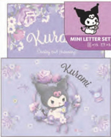 Sanrio Kuromi mini briefpapier paars