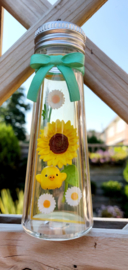 Rilakkuma Flower Bottle Re-Ment Sunflower terrarium