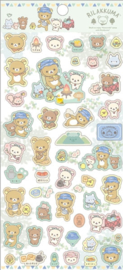 Rilakkuma stickervel kamperen wit