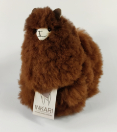 Inkari Alpaca small Choco Cream / Walnut