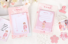 Sticky Notes Sakura Meisje