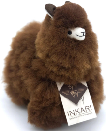 Inkari Alpaca small Choco Cream / Walnut