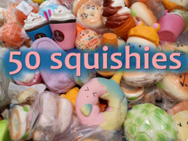 MEGA squishy pakket 50 squishies