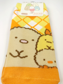 Sumikko Gurashi oranje (enkel) sokken