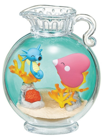 Pokémon Re-ment Aqua Bottle 2 Horsea & Luvdisc