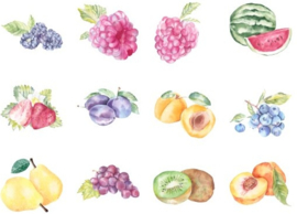 Fruit stickerdoosje