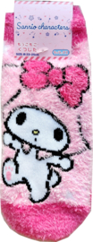 Fluffy Sanrio My Melody sokken roze