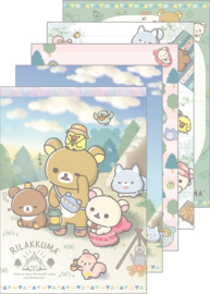 Rilakkuma kamperen memoblok groot